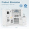 Kids Corner Pretend Kitchen Playset with Separated Washing Basin