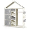 Kids Costume Storage Closet with Storage Bins and Shelves and Side Baskets for Kids Room