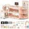 Kids Doctor Play Set Wooden Pretend Hospital Office Kit with Eye Chart Toy CT Machine