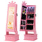 Kids Jewelry Armoire with 3-Color Lighted Full Length Mirror and Inside Led Lights