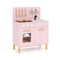 Kids Kitchen Playset with Cooking Accessories and Storage