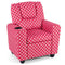 Kids Recliner Chair Push Back Toddler Reclining Armchair with Cup Holder