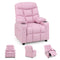 Kids Recliner Chair with Cup Holder and Footrest for Children