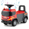 Kids Ride On Push Car Licensed SCANIA Truck Toy with Steering Wheel and Music