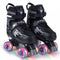 Kids Roller Skates for Girls Boys 4 Sizes Adjustable Quad Skates with Light-up Wheels for Outdoor