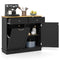 Kitchen Tilt Out Trash Cabinet with 2 Drawers and Adjustable Shelf