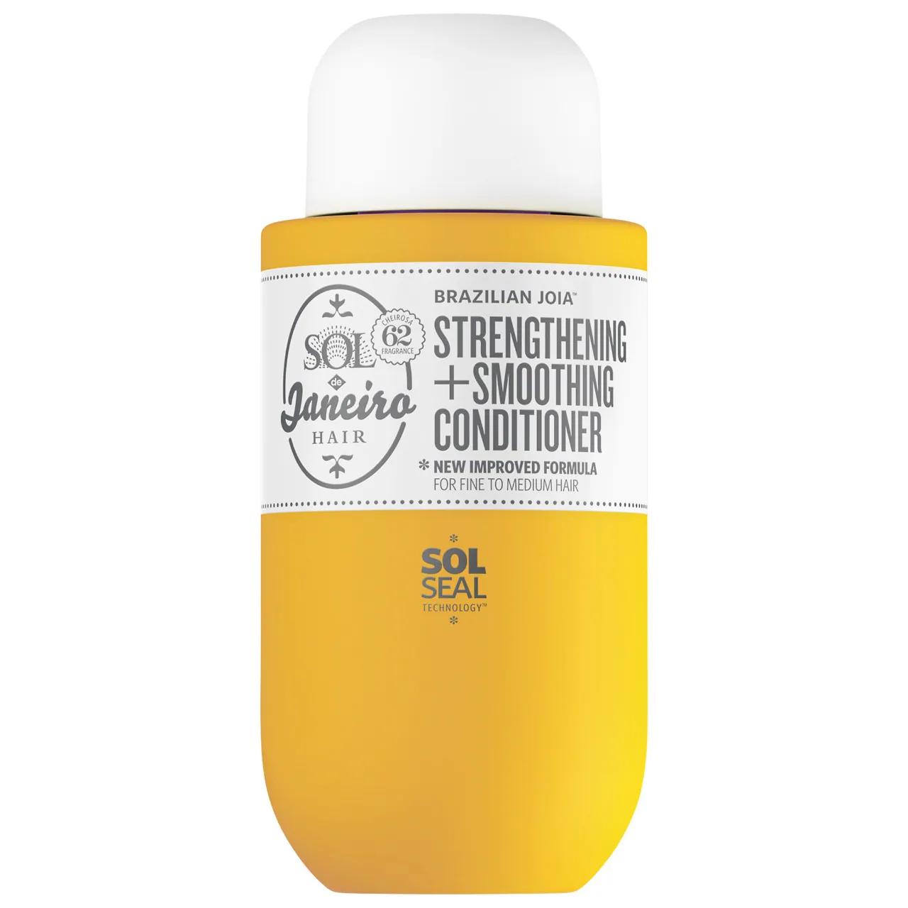 Brazilian Joia Strengthening + Smoothing Conditioner: Repair, Hydrate & Fight Frizz - Vegan, Cruelty-Free Hair Damage Repair with Cheirosa '62 Scent