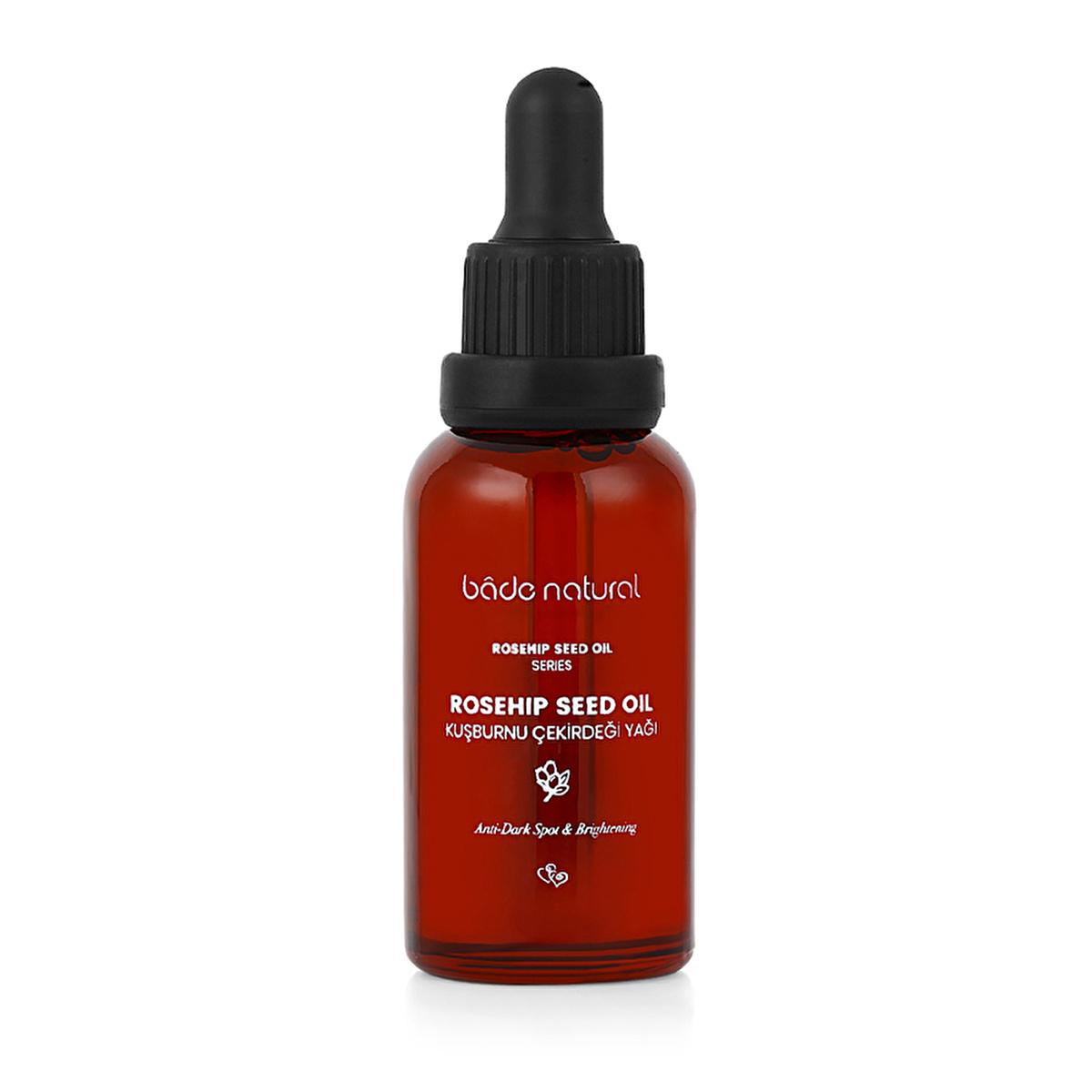 Bade Natural Rosehip Seed Oil: Cold-Pressed, Anti-Aging, Skin Brightening Face Oil | Vitamin C, Blemish & Hyperpigmentation Treatment