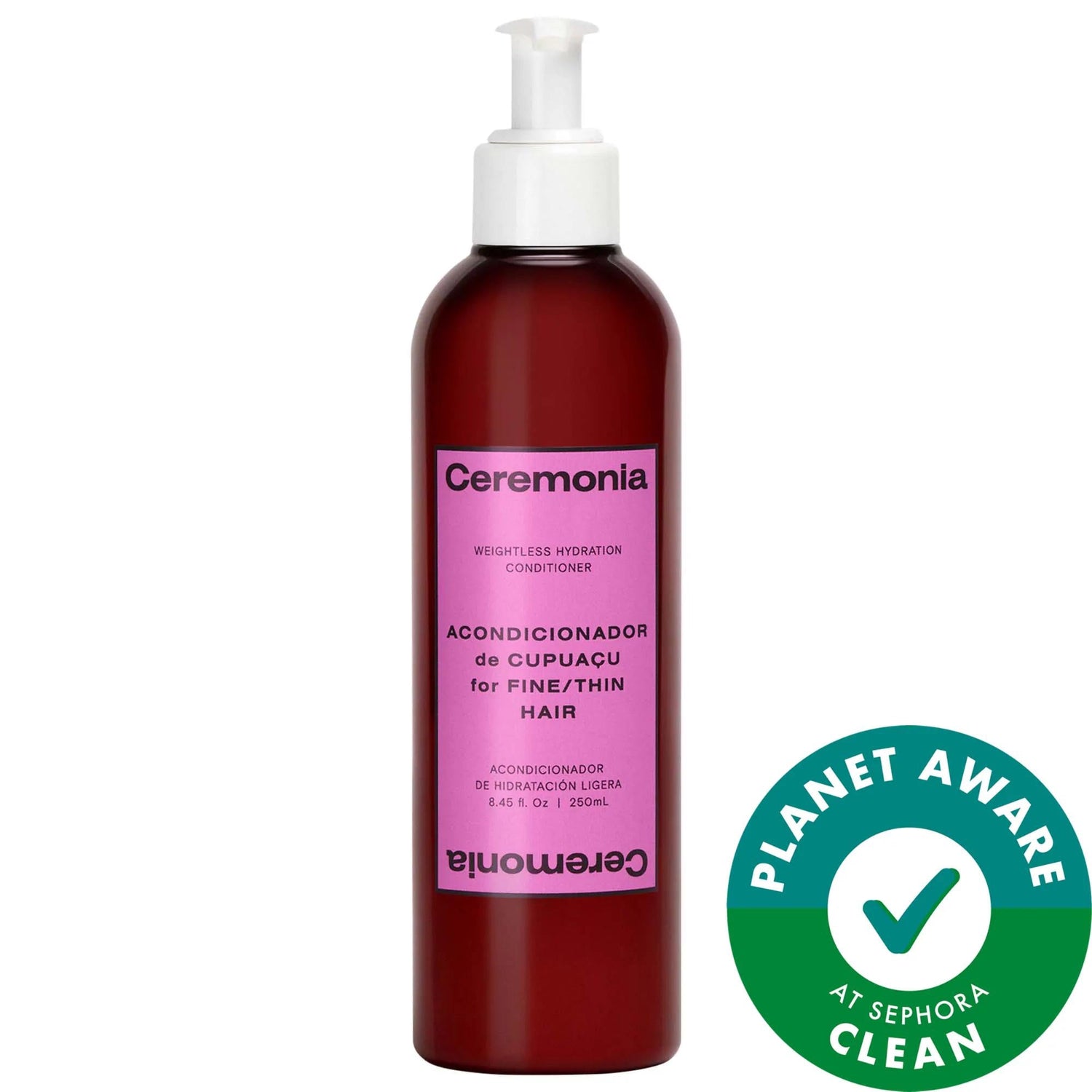 Ceremonia Weightless Hydration Conditioner for Fine/Thin Hair - Silicone-Free, Vegan, Hydrating Conditioner for Fine Hair