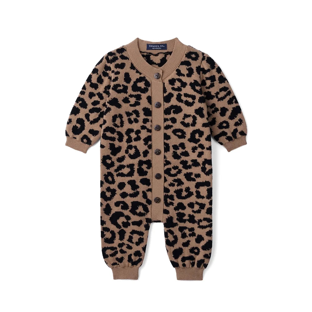 Leopard Baby Romper