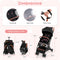 Lightweight Aluminium Frame Baby Stroller with Net