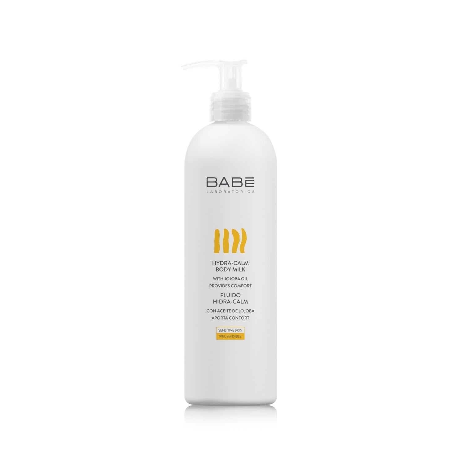 Babe Hydra-Calm Body Milk - 500ml Moisturizing Body Lotion for Dry, Sensitive Skin - Calming, Hydrating, and Non-Greasy