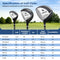 Mens LeftHanded Complete Golf Clubs and Bag Set Portable Lightweight Golf Stand Bag