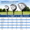 Mens LeftHanded Complete Golf Clubs and Bag Set Portable Lightweight Golf Stand Bag