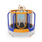 Mini Trampoline with Enclosure and Heavy-duty Metal Frame