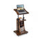 Sit-to-Stand Laptop Desk Cart Height Adjustable with Storage