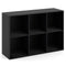 Modern 6-Cube Bookcase with Anti-tipping Kits for Bedroom Living Room-White