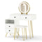 Modern Dressing Table with Storage Cabinet