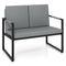 Modern Loveseat Sofa 2 Seater Small Couch