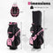 Molded Lock Top Golf Cart Bag with 14-Way Full Length Dividers and 11 Pockets