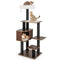 Multi-level Cat Tree for Indoor Cat 59.5 inch Tall Cat Tower with Cushion Top Perch