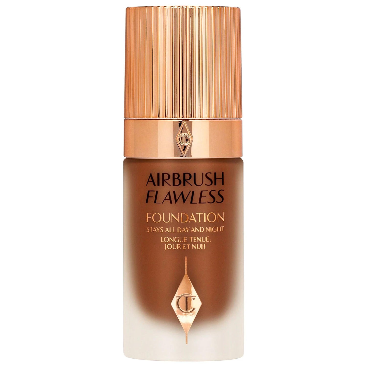 Charlotte Tilbury Airbrush Flawless Foundation: Full Coverage, Long-Lasting Matte Liquid Foundation for Wrinkle Reduction & Hydration