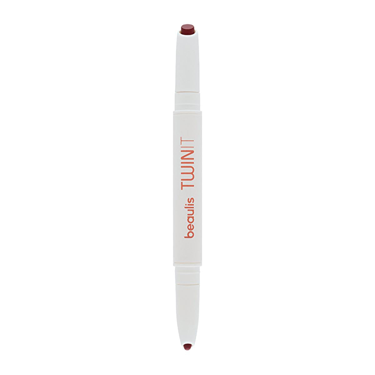 Beaulis Dual-Ended Lipstick & Lip Liner - Multifunctional Makeup for Long-Lasting Lip Color