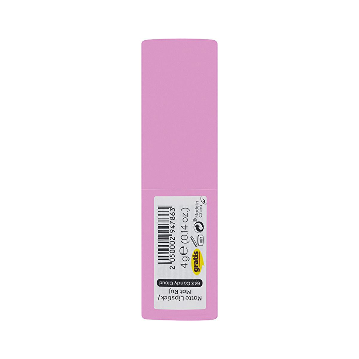 Beaulis Lip Lock Matte Lipstick 643 Candy Cloud - Long Lasting Matte Lipstick for Vibrant Lips