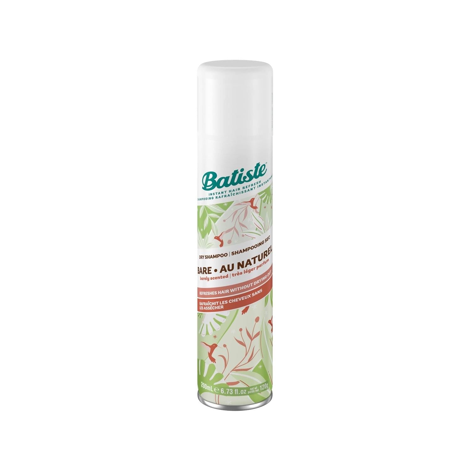 Batiste Bare Dry Shampoo 200ml - Convenient Hair Refreshment