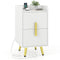Nightstand Side Tables with 2 Drawers and 2 USB Ports
