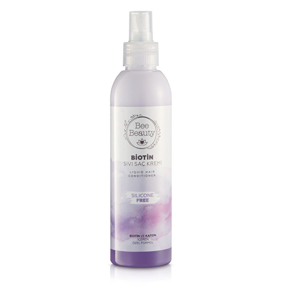 Bee Beauty Biotin & Caffeine Liquid Hair Conditioner: Strengthens Hair, Protects from Heat, Anti-Frizz Treatment