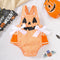Bow Plaid Halloween Baby Girl's Clothing