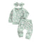 Personality New Waffle Print Sweater Suit