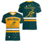 Australian Kangaroo Pattern Children's T-shirt Printed Animal Pattern Sports V-neck Short-sleeved Football Shirt Summer