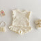 Wooden Ear Vest Baby Fashionable Korean Style Shorts Fashion Two-piece Suit
