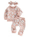 Personality New Waffle Print Sweater Suit
