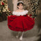 Christmas Princess Dress Children Autumn Long Sleeve Retro