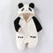 Autumn And Winter Clothes For Babies Baby Thick Warm Long Sleeves Romper Fleece-lined
