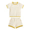 Summer Soft Short Sleeve Shorts Suit