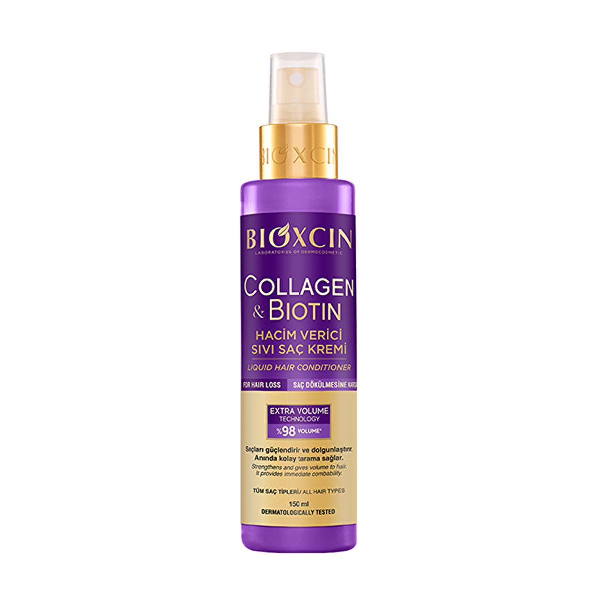 Bioxcin Collagen & Biotin Hair Cream - Strengthens, Nourishes, and Adds Volume to Thin Hair