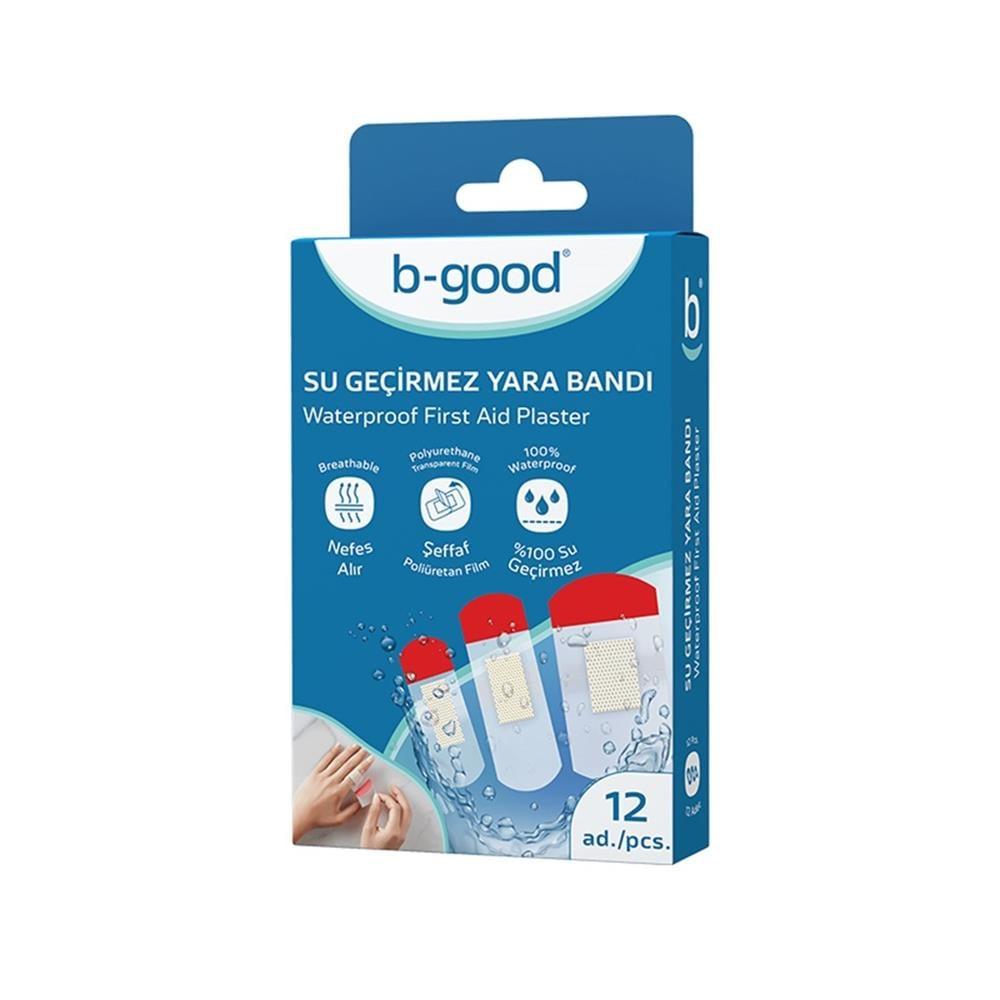 B-good Waterproof Bandages - 12 Count