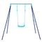 Outdoor Heavy Duty Metal Toddler Swing Set with Stand