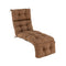 Outdoor Lounge Chaise Cushion with String Ties for Garden Poolside