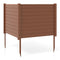 Outdoor PVC Air Conditioner Fence with 20 Inch Long Stakes