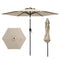 7.5 feet Outdoor Patio Heavy Duty Market Umbrella with Push Button Tilt