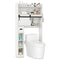 Over The Toilet Storage Cabinet with Sliding Barn Door and Adjustable Shelves