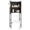 Over-the-toilet Cabinet Bathroom Organizer with 2 Flip-up Cabinets