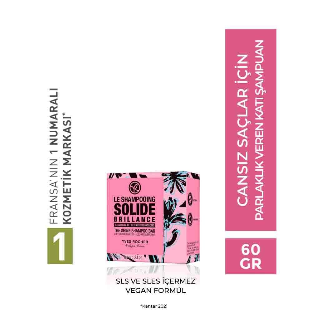 Brillance Solid Shampoo Bar - Zero Waste, Organic Hair Care for Dull Hair - Natural, Sustainable Shampoo