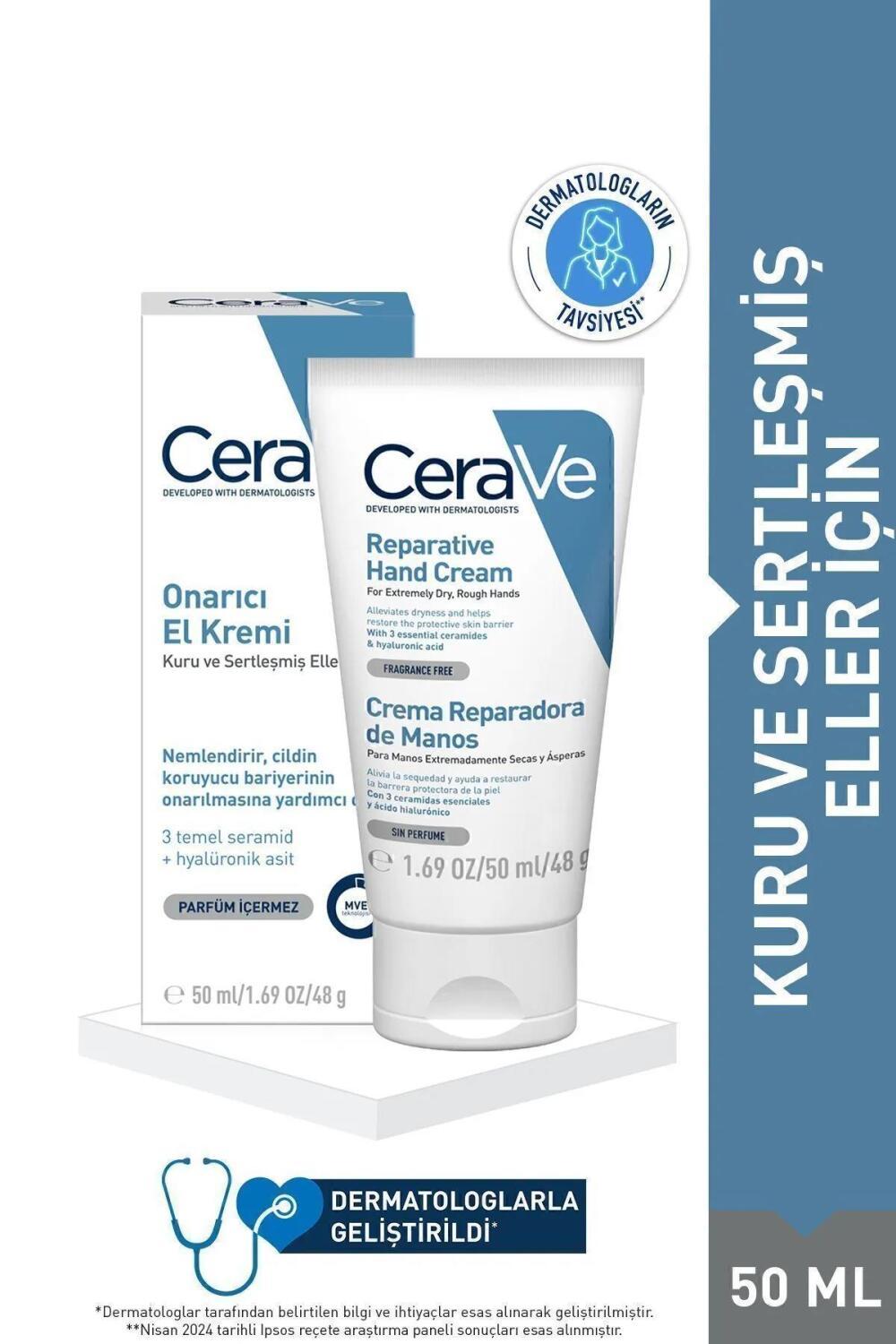CeraVe Moisturizing Hand Cream for Very Dry Hands - Fragrance-Free, 1.69 fl oz