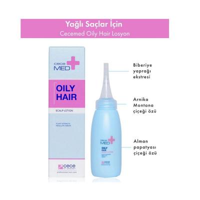 Cecemed Oily Hair Lotion - 2.54 fl oz Natural Scalp Care for Oily Hair, Anti-Dandruff Treatment